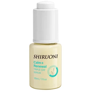 OEM ODM Oat Serum Gentle Exfoliating Whitening Brightening Herbal Vegan 30ml Vitamin-Infused Facial Serum