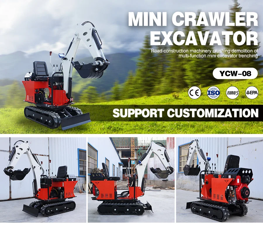 800Kg mini excavator