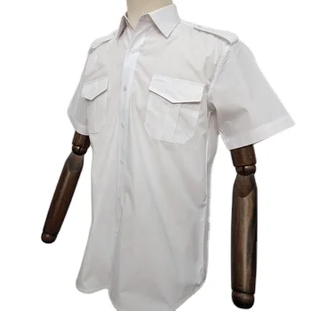 pilot dress shirts Slim Flight Shirt with Eyelets main image 1