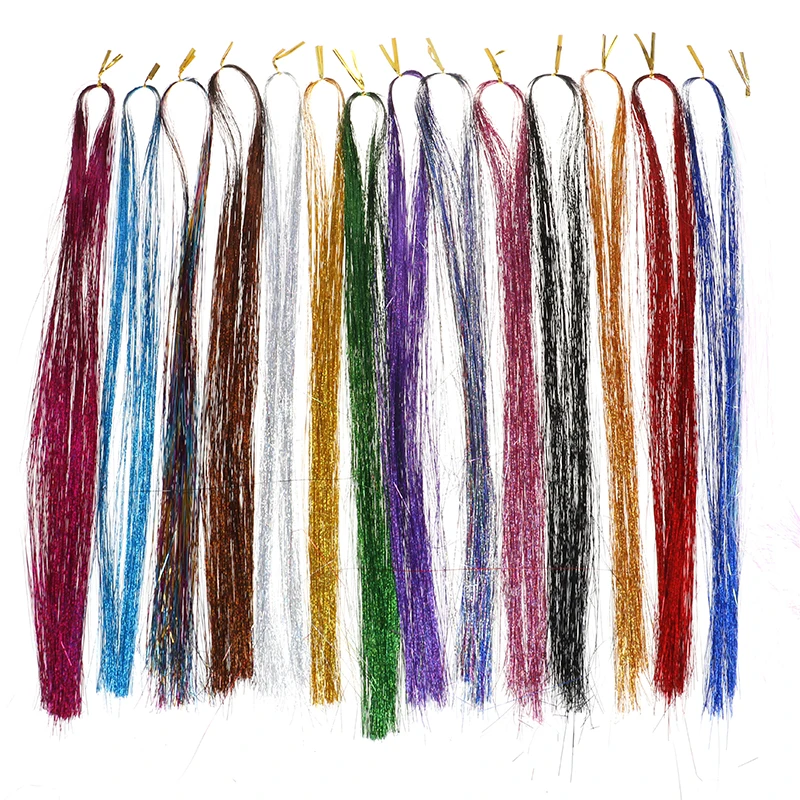 Wholesale Hair Tinsel Sparkling Shiny Party Glitter Hair Extensions  Multi-colors Hair Streak Bling String Hairpieces - Buy Hair Tinsel  Sparkling Shiny,Party Glitter Hair Extensions,Multi-colors Hair Streak Bling  String Product on 