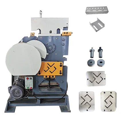 Multi-function Punch and Shear Machine Angle Iron Worker Machine Iron and Angle Channel Punching and Shearing Machine