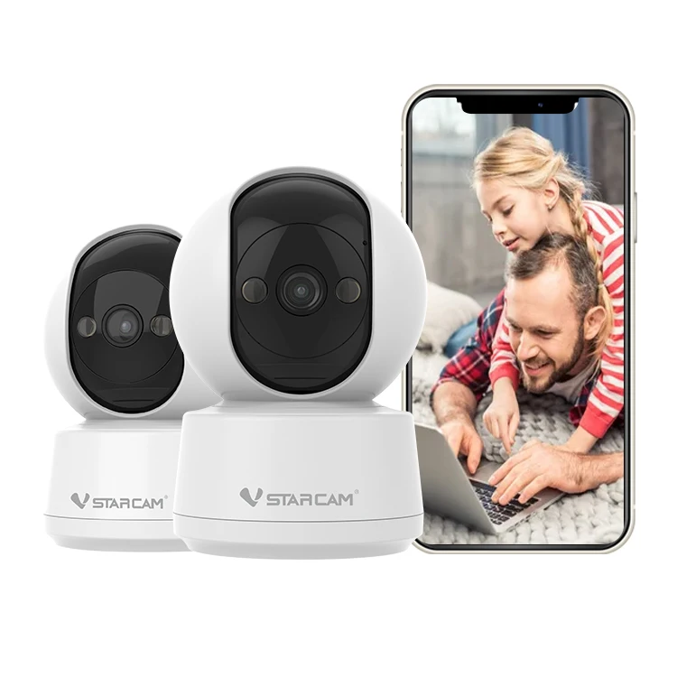 Cámara de seguridad inalámbrica VSTARCAM C994, sonido y luz, alarmas  duales, cámara inteligente para el hogar, almacenamiento en la nube, cámara  IP