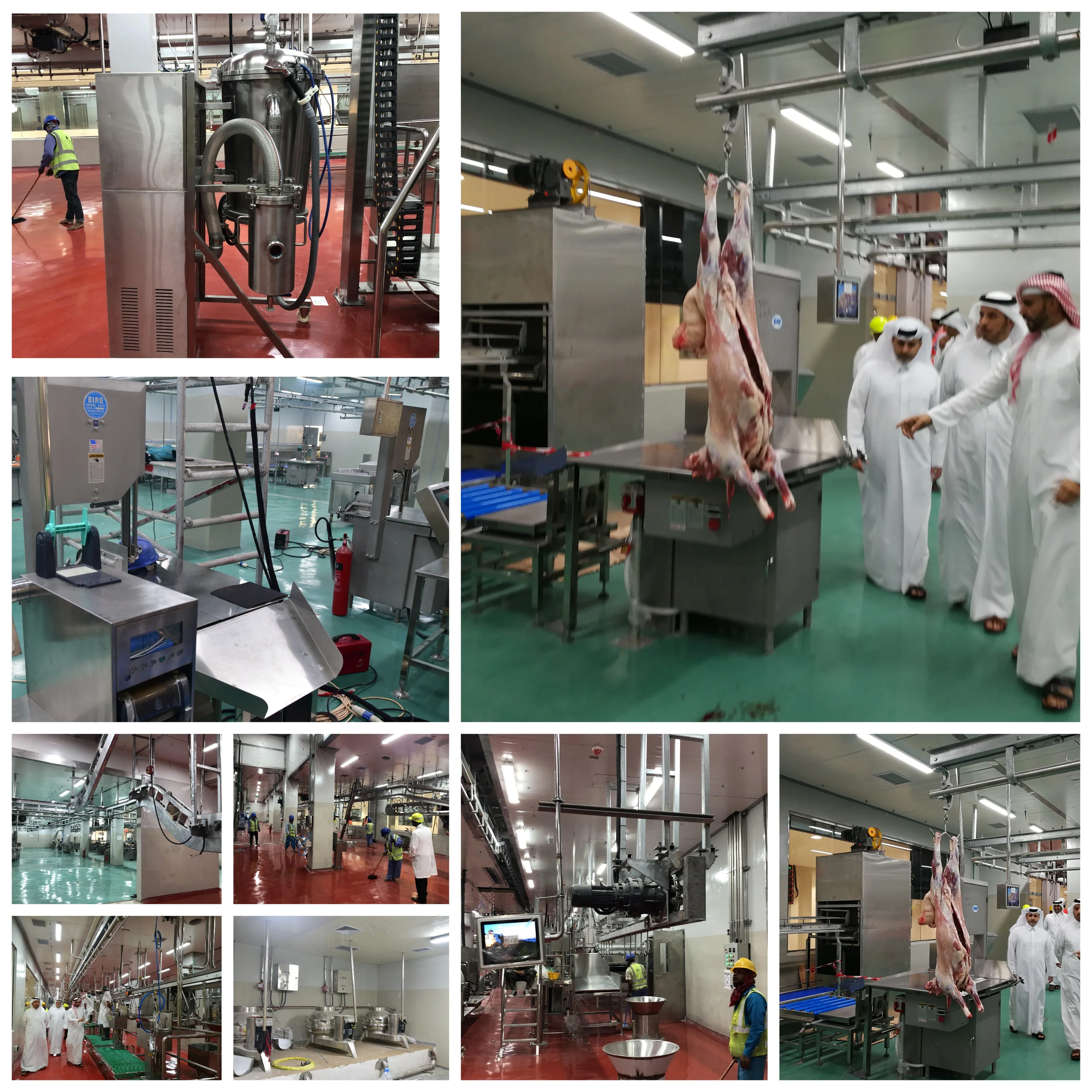 Automatic high performance shrink packaging machine for meat and food processing plants