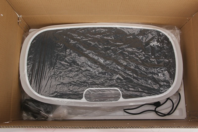 3D Oscillating Whole Body Vibration Machine Home Use Fitness Plate Vibrator Massager with Rope Electromagnetic Type
