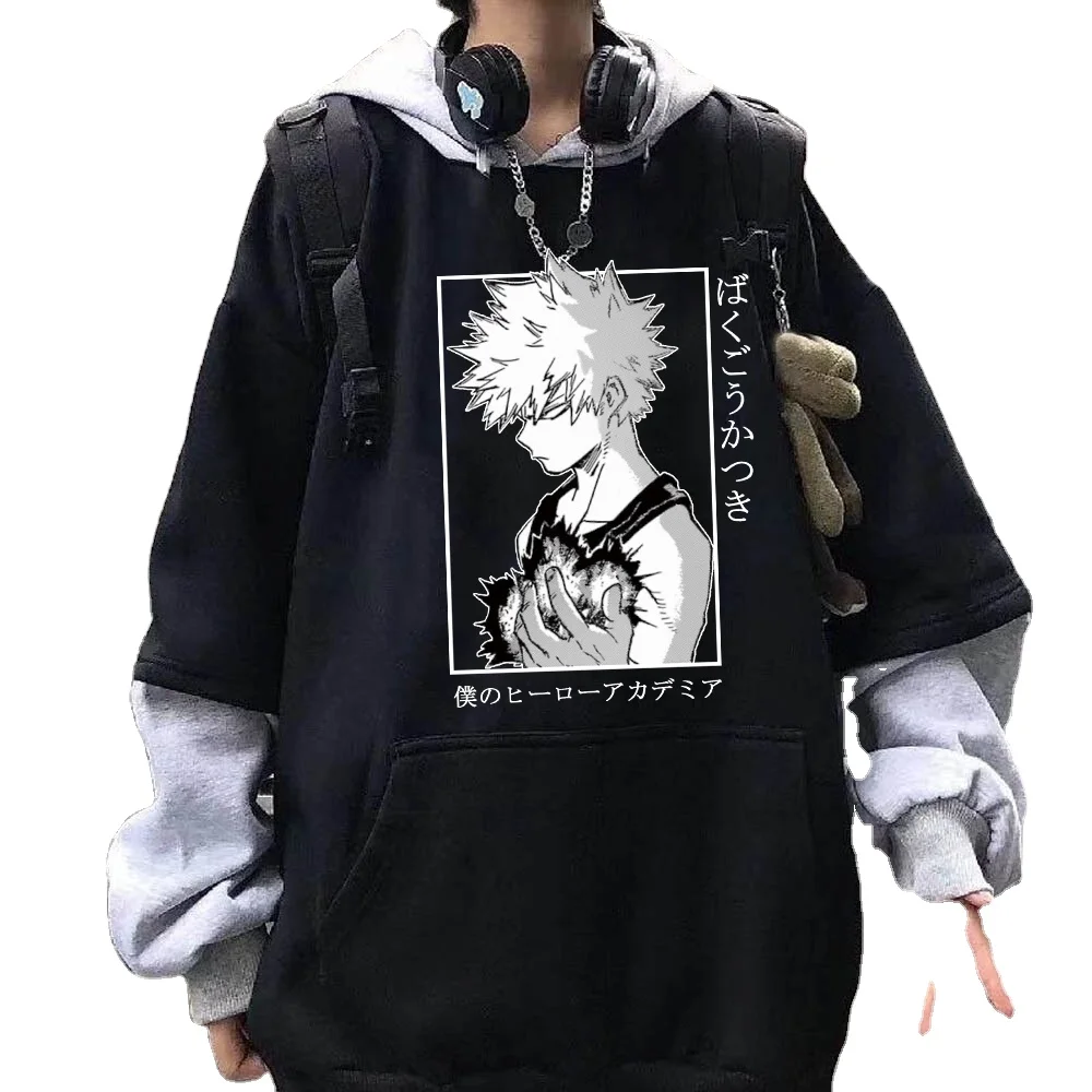 bakugou moletom com capuz