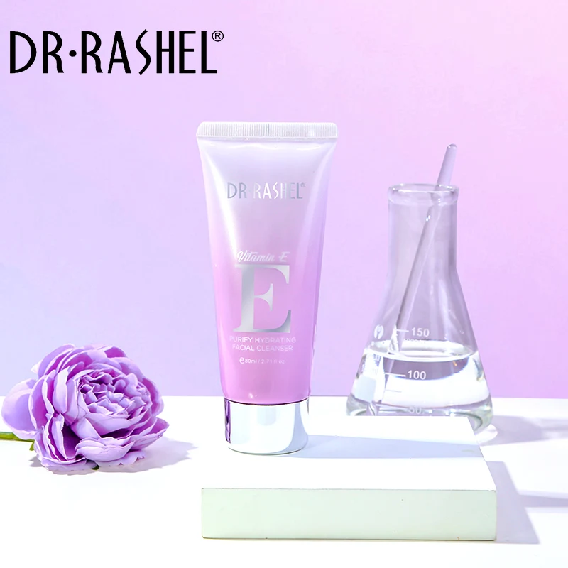 New Coming DR RASHEL Vitamin E Purify Hydrating Face Wash Facial Cleanser 80ml
