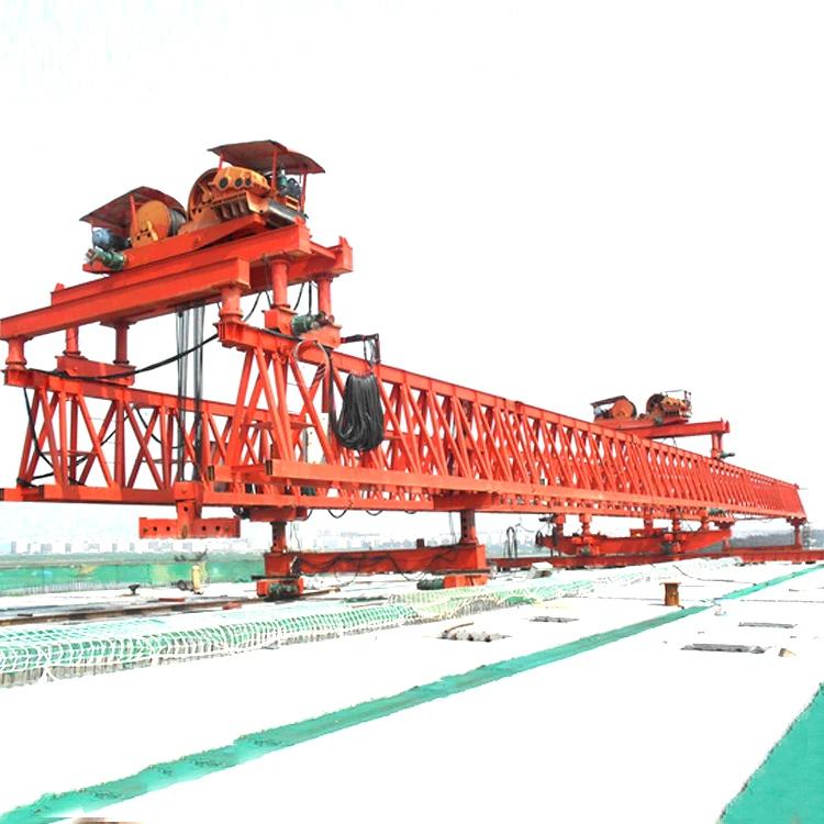 Bridge Precast Concrete 200 Ton Beam Launcher Girder Crane Erecting Machine