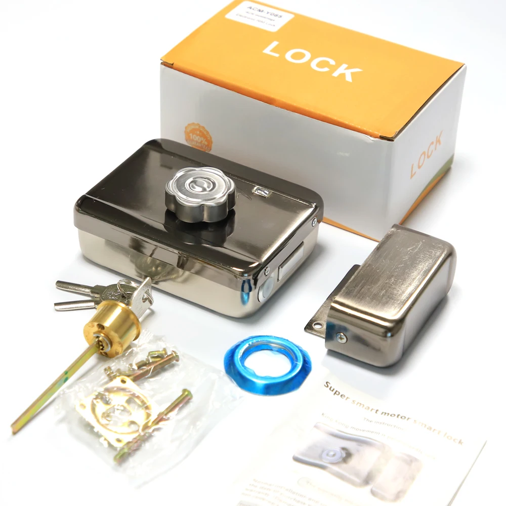 Intelligent Double Cylinder Smart Electric Rim Lock