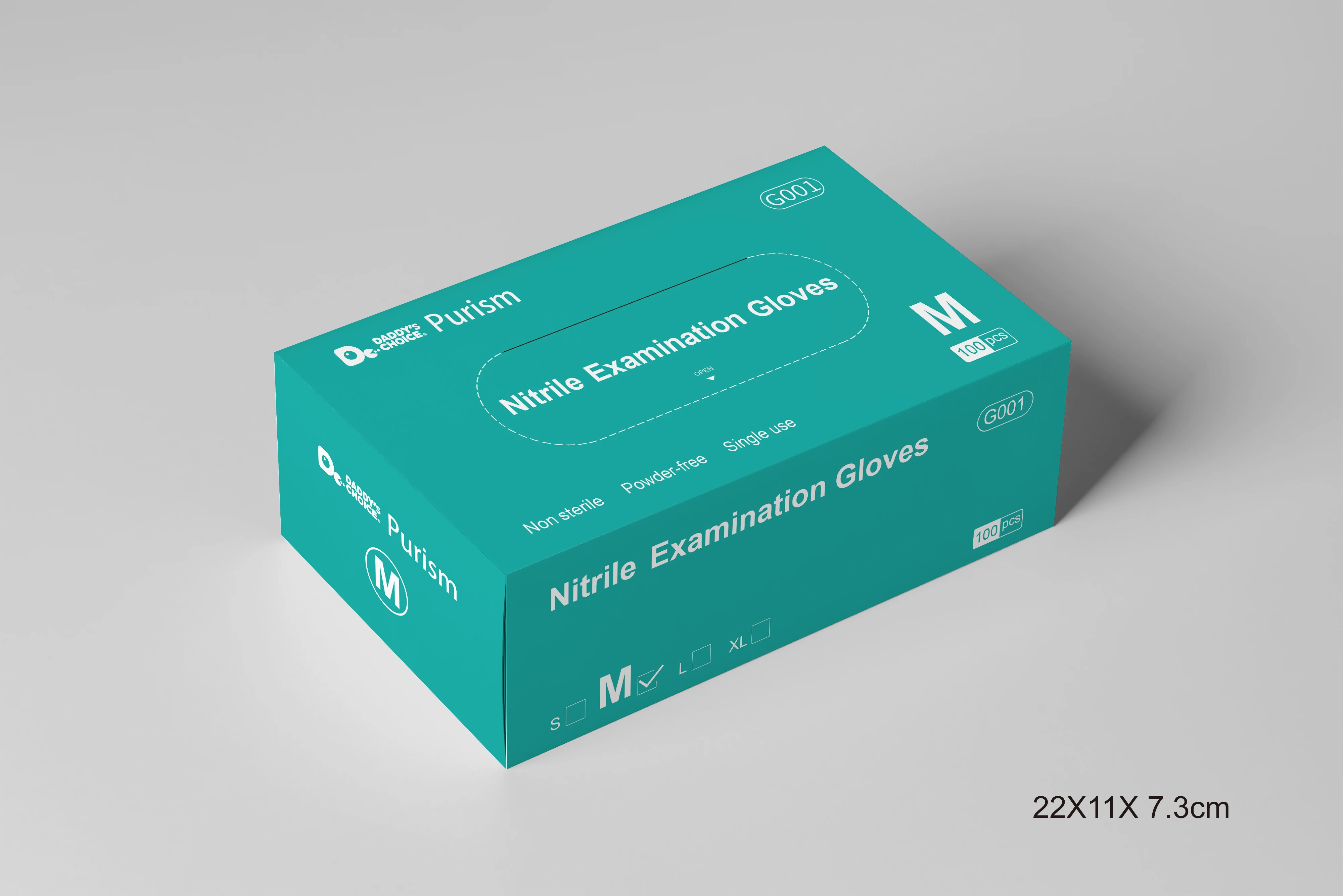 Nitrile Examination Gloves 510k Astm D6978 Powder Free Blue Color