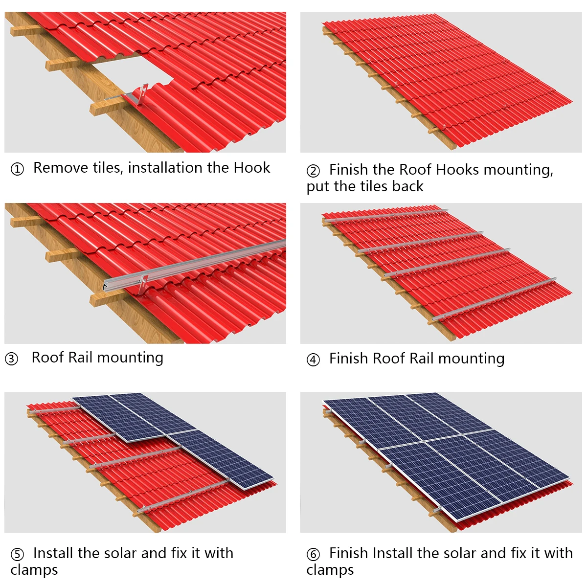 Best Solar Brackets For Tile Roofs Tile Roof Solar Mounting System Pv