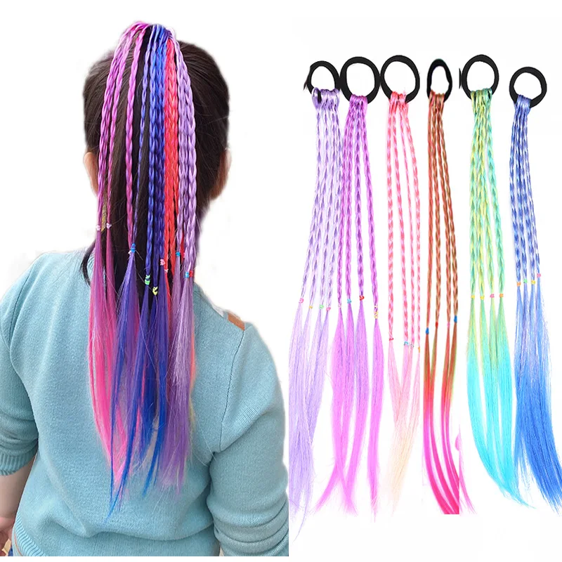SOLUSTRE 4er-Set Haargummis Aus Saugfähigem Elastik | Weiche Scrunchies Für Damen & Mädchen | Mehrere Farben