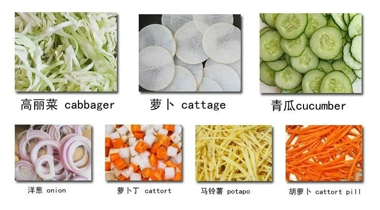 Dual safety Fruit Vegetable Cutting Machine Carrot Dicing Cube Chopping Machine