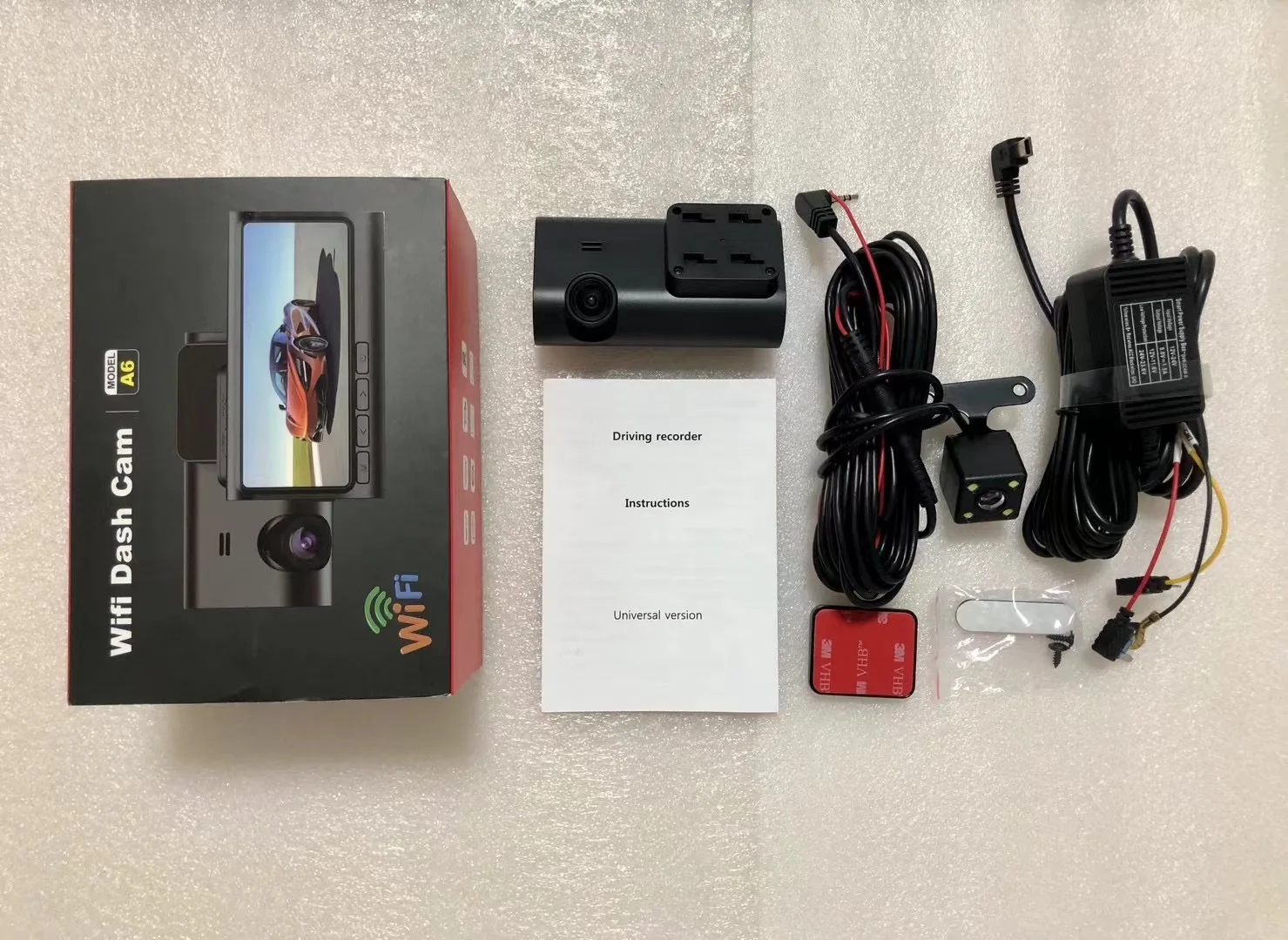 3.16 Inch Car Black Box Wifi Dash Cam Doble Camara 1080p Car Dvr Wifi