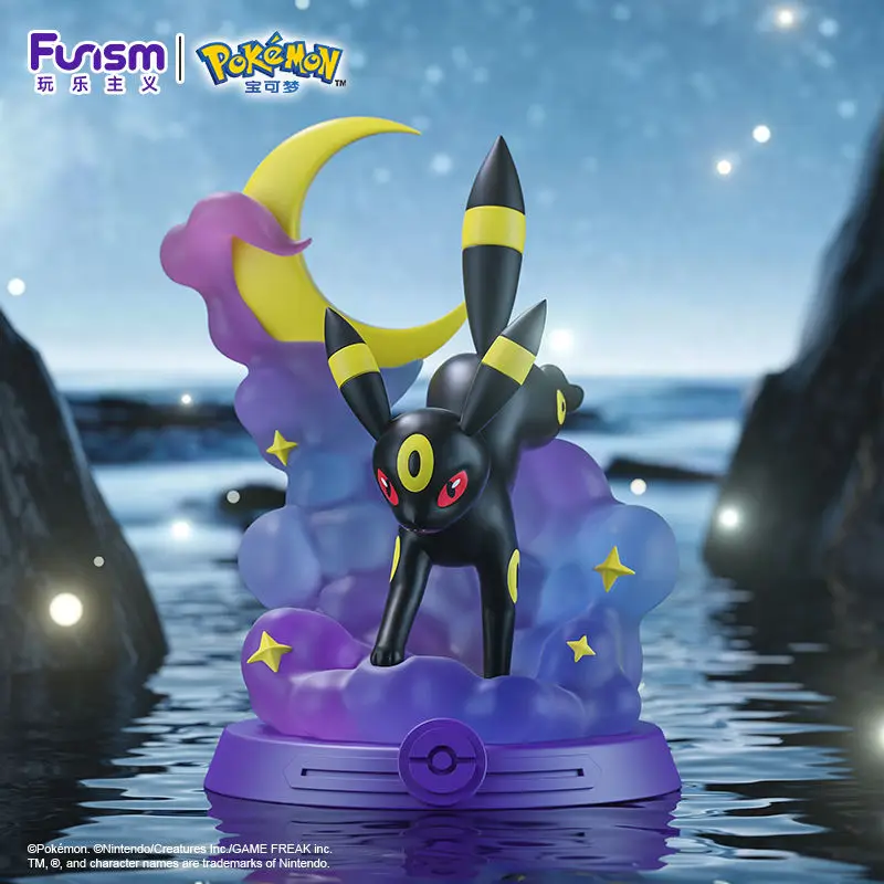 PQ Pokemoned Card Display Let's Go Eevee Pokemoned Eevee Action Figure Resin Statue Heroes Booster Box Adventurer Collection