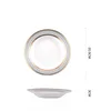 White 8'' deep plate