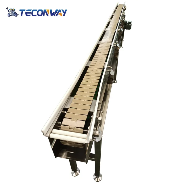 Over 20 Years of Experience Factory Customized Speed Adjustable Polymer Slat Conveyor for Lifting Grain Food 6