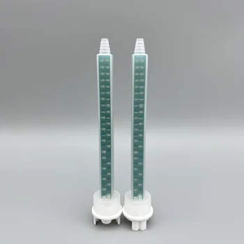 MFQ08-24(1:1) static mixer 24-section green square mixing tube AB glue cartridge mixing tip Mixing nozzle