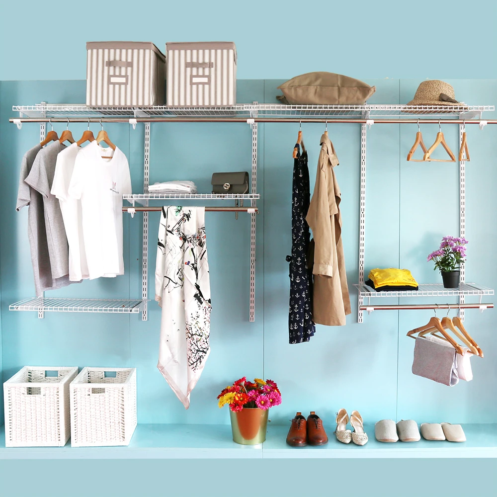 Wire Storage System - Eco-Friendly Steel Wardrobe Accessories