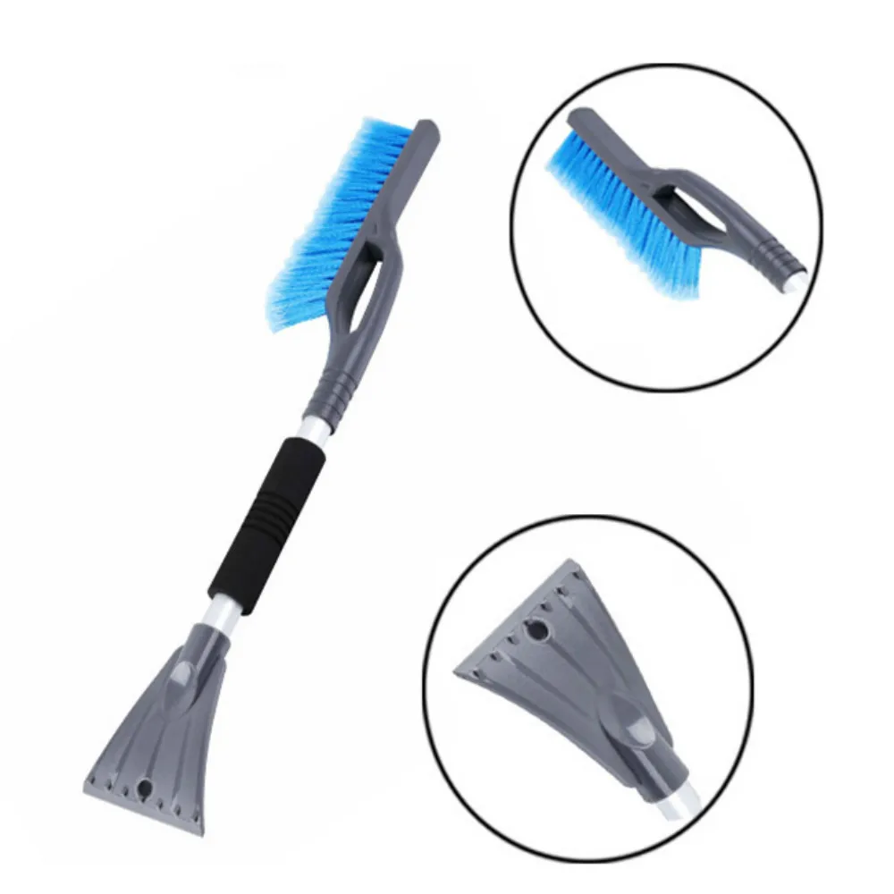 TIIKERI Foam Grip Car Best Snow Brush Extendable snow scraper with brush for car Truck SUV Windshield