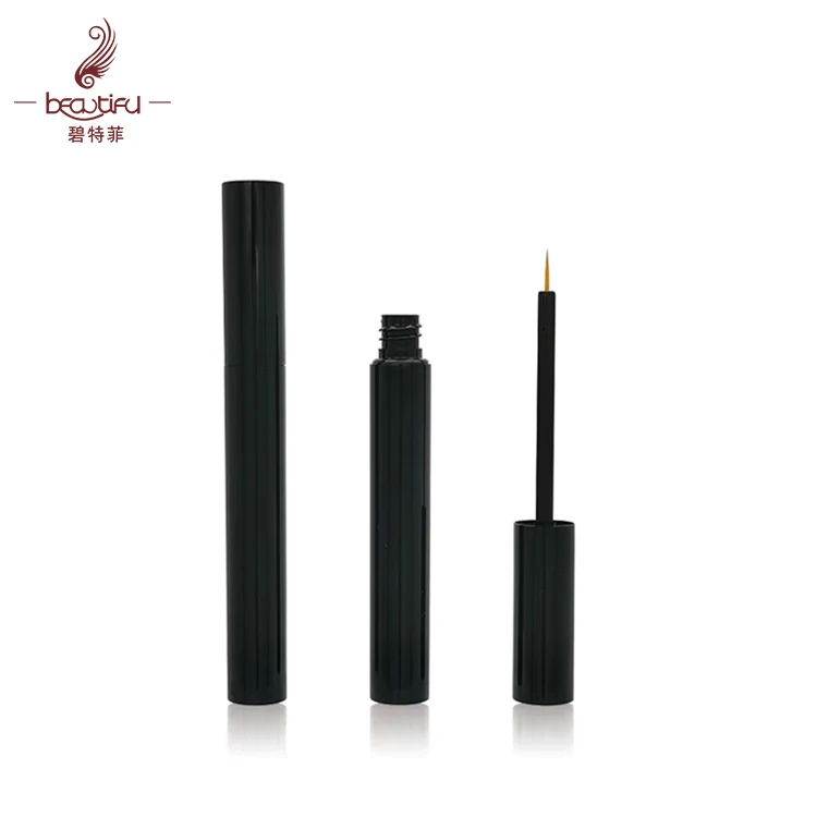 2ml 3ml 4ml Empty Aluminum Glossy or Matte Gold,silver,rose Gold Eyelash and Eyebrow Serum Slim Bottles Tubes Container