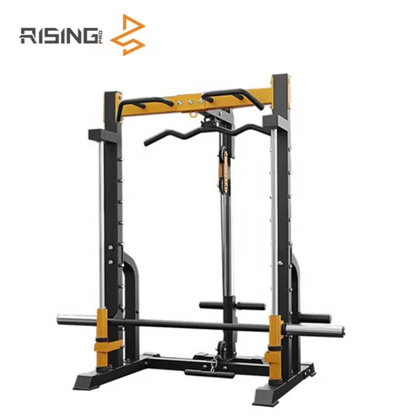 Рост Профессиональный домашнего использования оборудования для фитнеса скамья для пресса mulsmith машина тренажерный зал, стойка для приседаний Смит машина с функциональный тренер