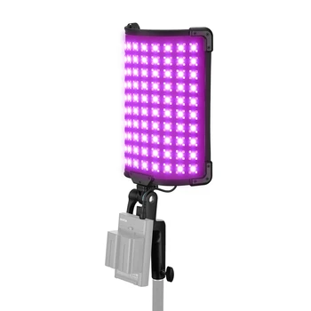 GODOX FH50R LED Light 62W RGB Light 2500K-10000K CRI96 BT Connection App Control DC/NP-F/V-mount Battery with Stand Adapter