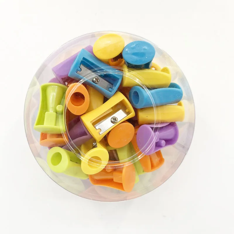 Hot Sale Mini Pencil Sharpener One Hole Plastic Pencil Sharpening Tool