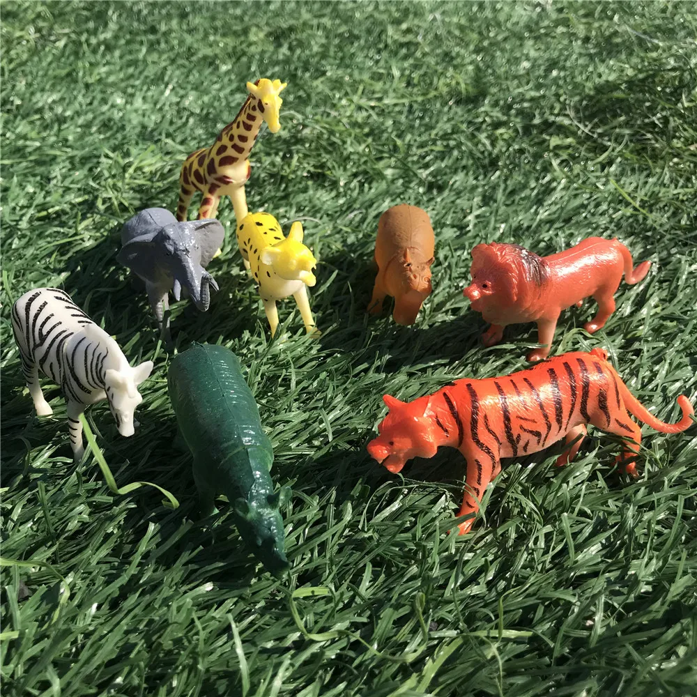 Wholesale Cheap Baby 3D Animal Paradise Toy Model Mini