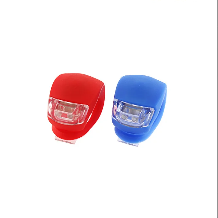 Silicone Custom Logo Ip44 Outdoor Riding Button Battery Bike Accessories Led Bike Lights Red Flash Bicycle Lights details