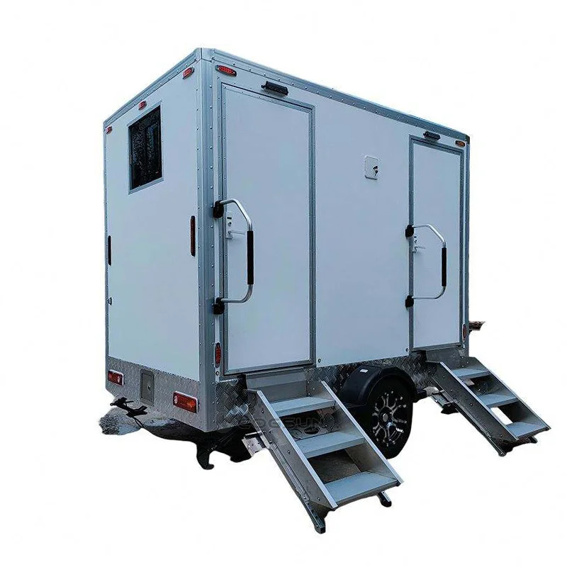 Mobile Luxury Trailer Bathroom Trailer Mobile Toilet Portable Restroom ...