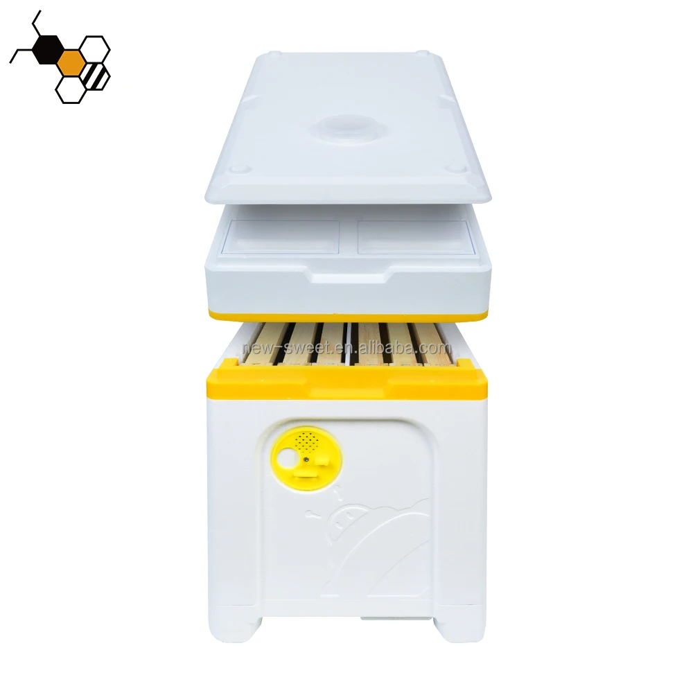 Langstroth Insulated Beehive White Plastic Bee Hive Nuc Box For Beekeeping Buy Nuc Box bee Nuc