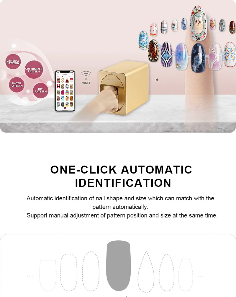 Discount price Digital 3D Finger Nail Printer Machine Nail Printing Machine Digital Nail Art Machine manicure store home use