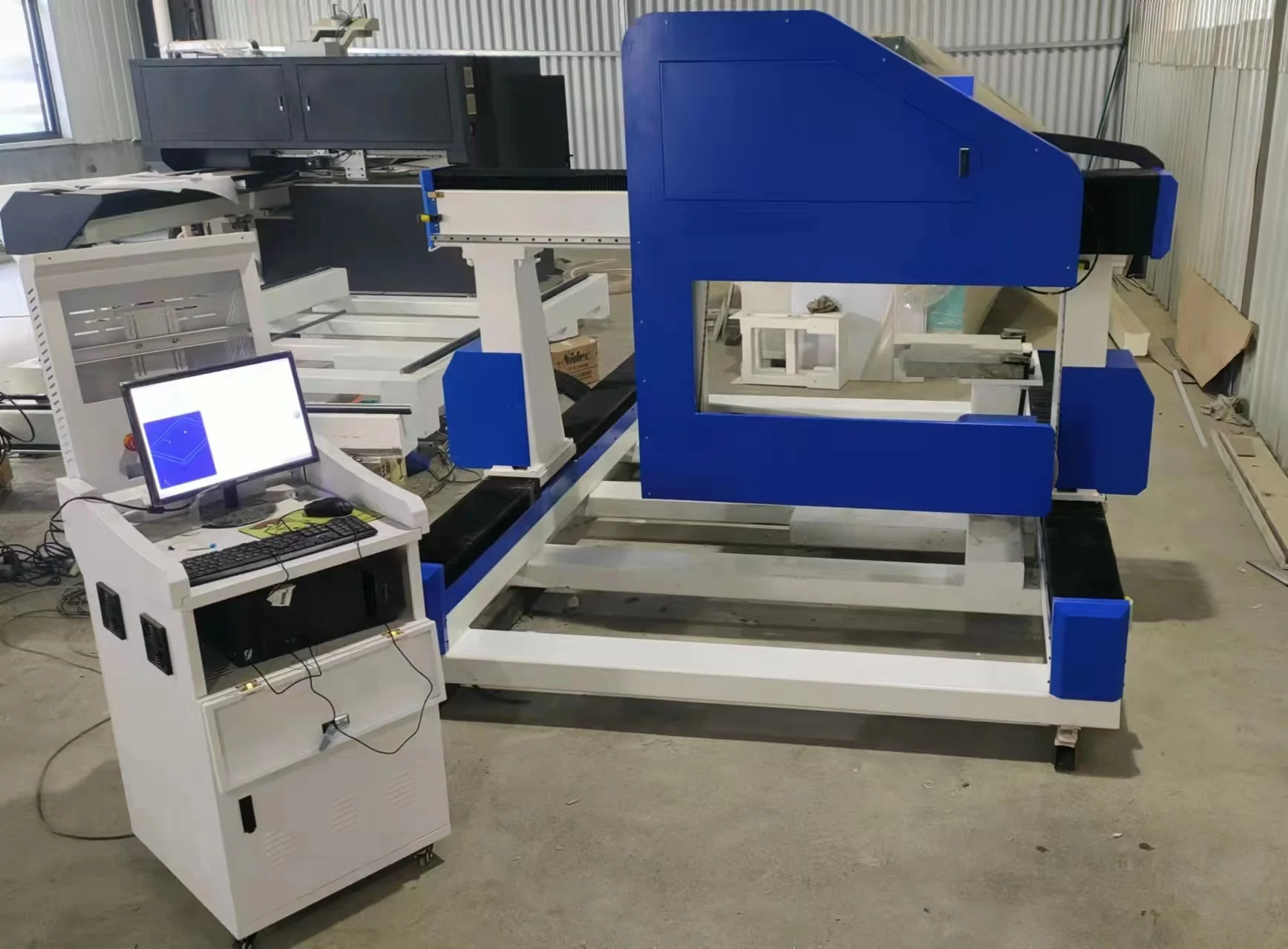 Twelve Years Factory Cnc Wire Saw Machine Manufacturer Stone Tombstone Monument Cutting Shape Cross Shape Shaped Rope Cutting