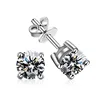 Moissanite bianca 0,5 ct*2