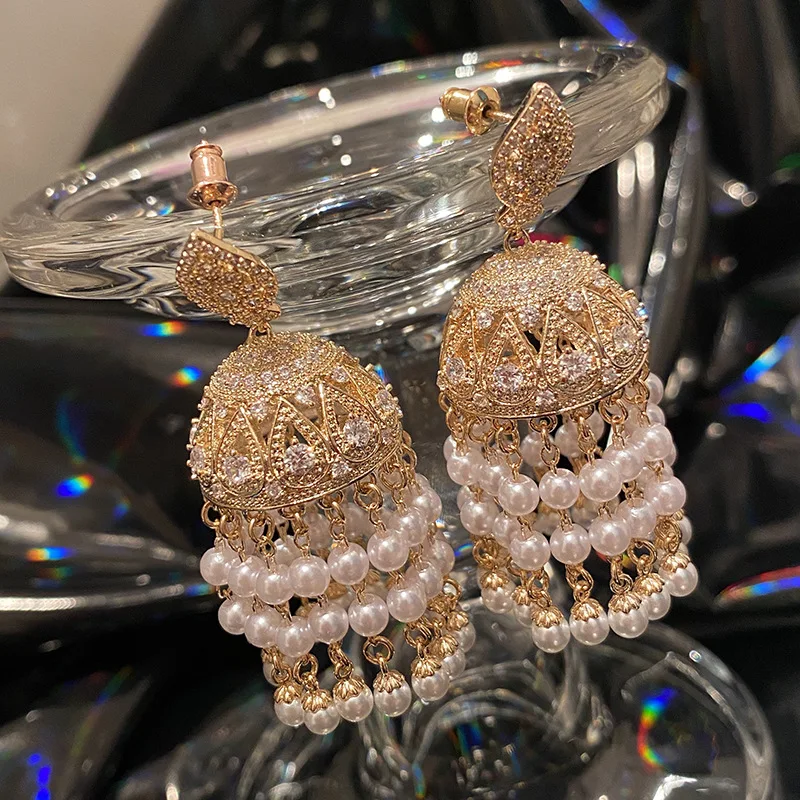 Jhumka Earrings Kano Ki Bali Gold Design Small Kan Ka Kundal - Main Image