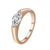 1 carat (5*10mm) white moissanite (champagne gold)+Certificate