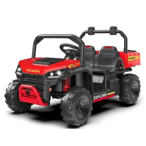 New 24V Battery Toy Car Electric Remote Control Kids' Farmer Car Ride-On for 2 to 4 & 5 to 7 Years Made of Durable Plastic