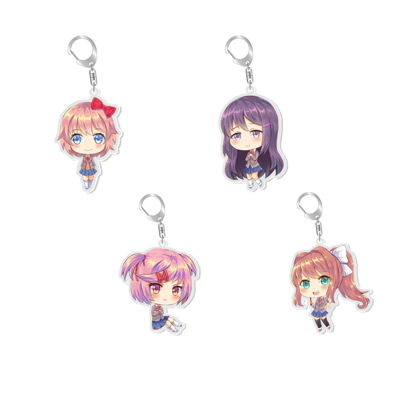 Doki Doki Literature Club Keychain - Kawaii Action Figure