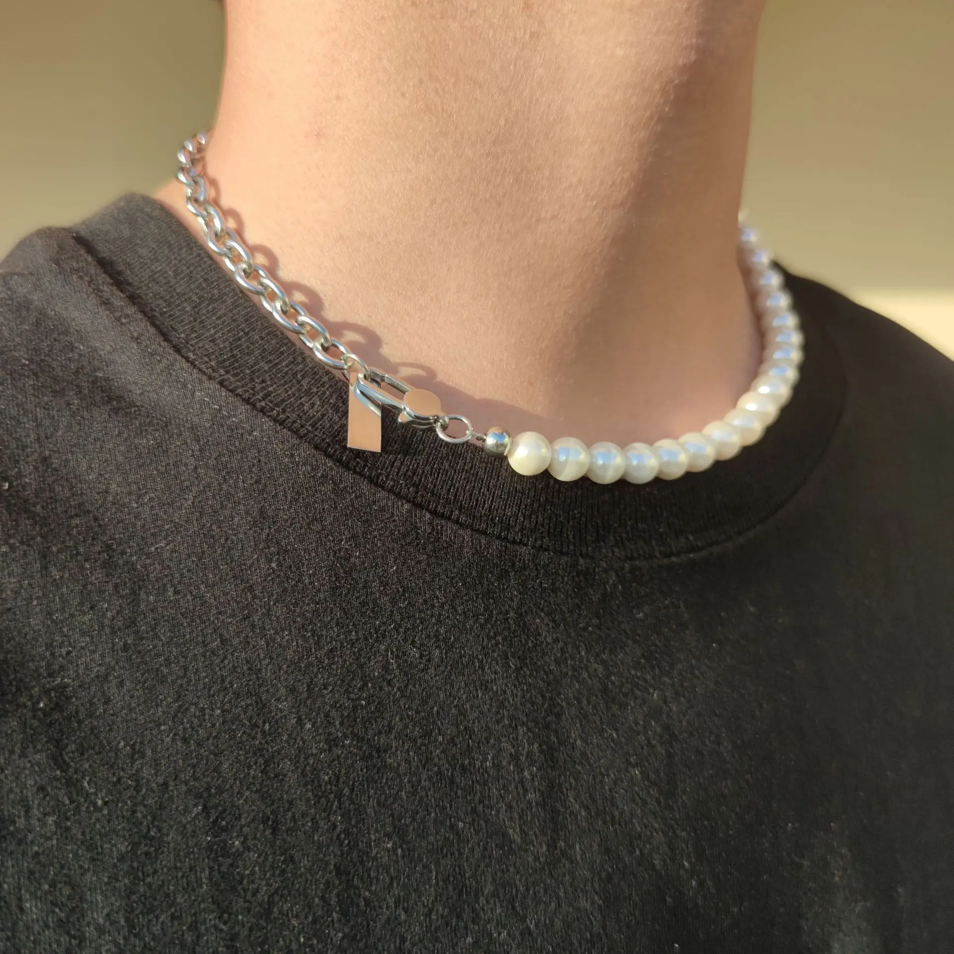 Bohemian Vintage Pearl Choker Necklaces for Women's Fashion