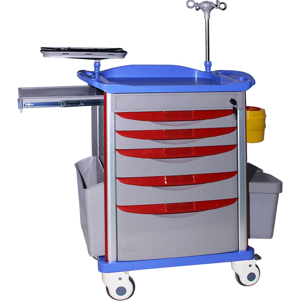 CE Factory Economic ABS Clinical Trolley