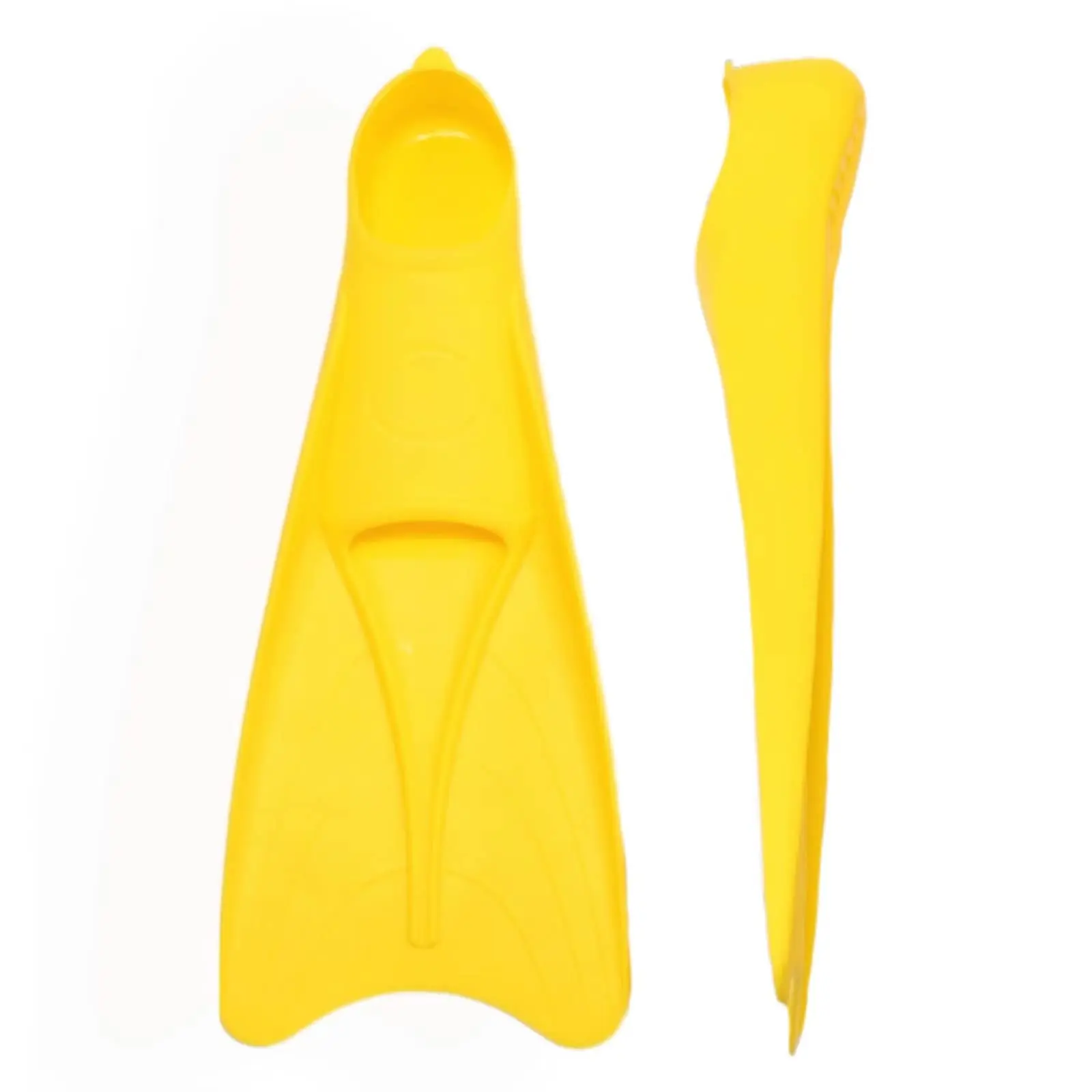 Long Blade Rubber Swim Flippers Kids And Adult Sizes Soft Quality Tpr