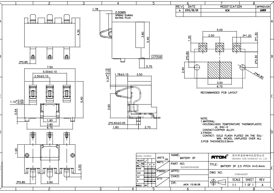 4pin Battery Terminal Connector - Buy 4-pin Battery Connector,Battery ...