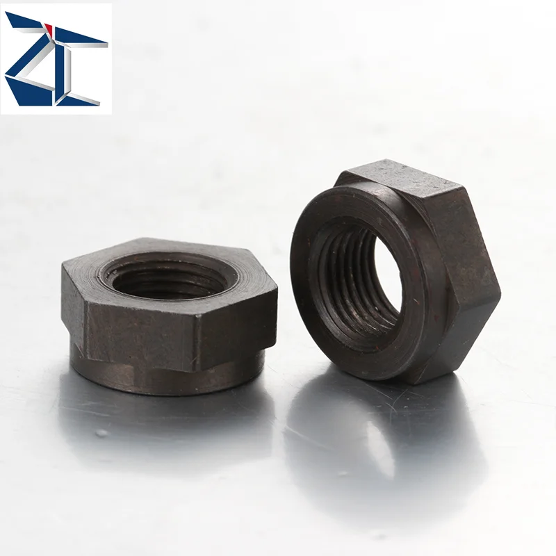 Good Quality Low Price factory Outlet high strength galvanized carbon steel black high quality Hexagon head nut