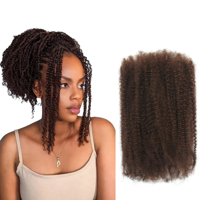 KAMA Factory Hot Sale Pre-stretched Indian Remy Human Boho Braiding Extensions for Daily Hairstyles