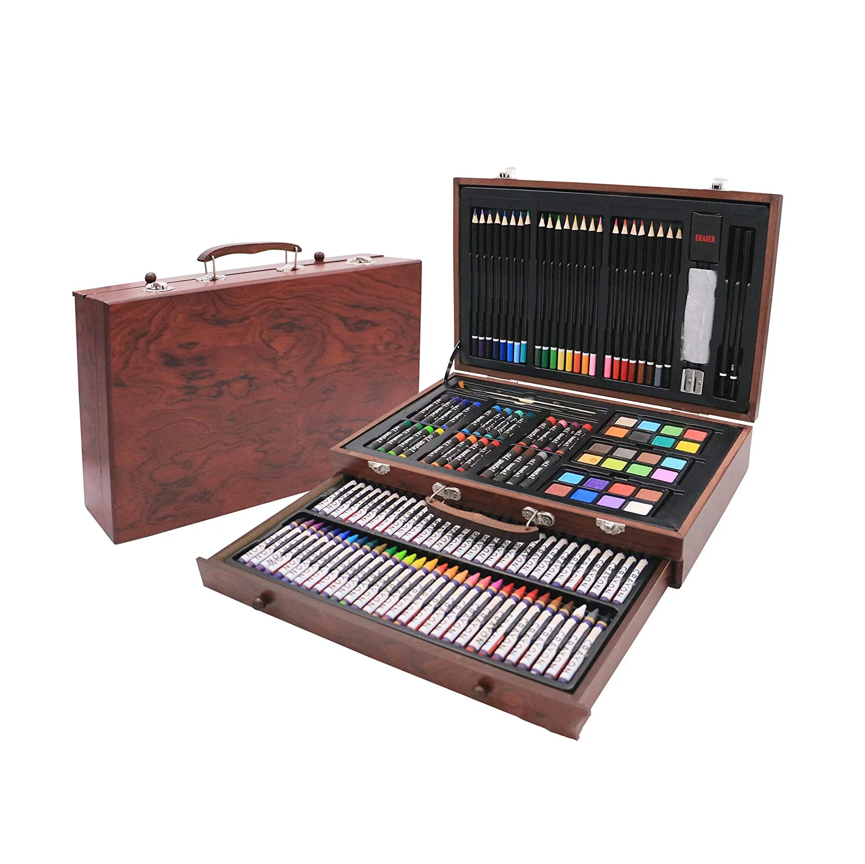 148pcs Deluxe Painting Art Set With Wooden Case Art Drawing Set Fpr Art