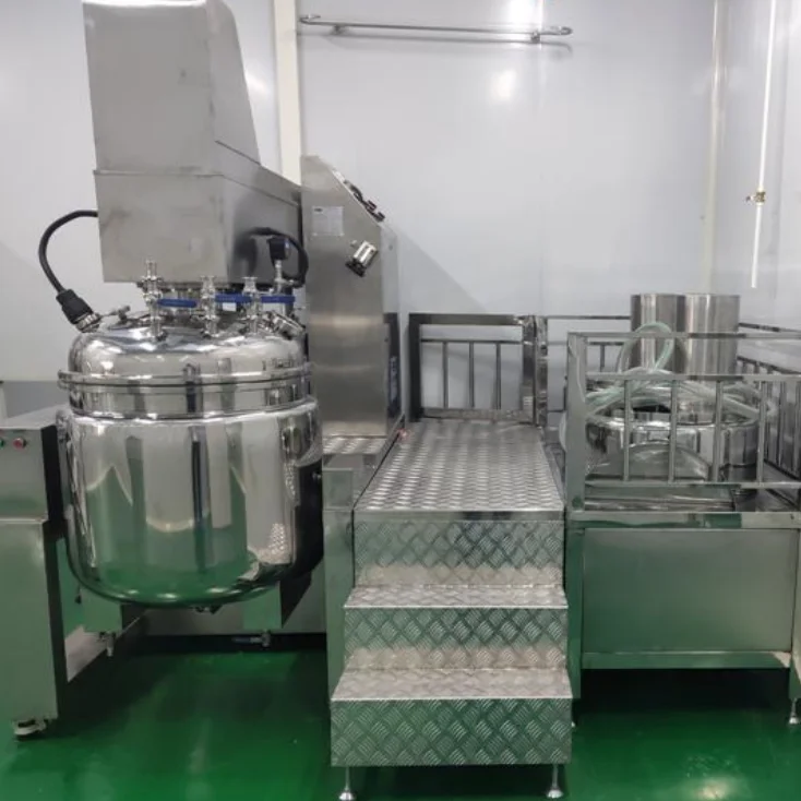 Автоматический Вакуумный гомогенизирующий эмульгатор/машина для изготовления гелевых эмульгаторов/Оборудование химической