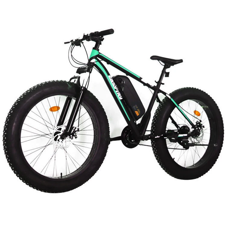 26 Inch Fat Tire Electric Bicycle 48v Motor Bike Power
