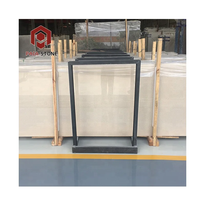 تكسية جدران وأرضيات من بلاط الرخام البيج المزخرف