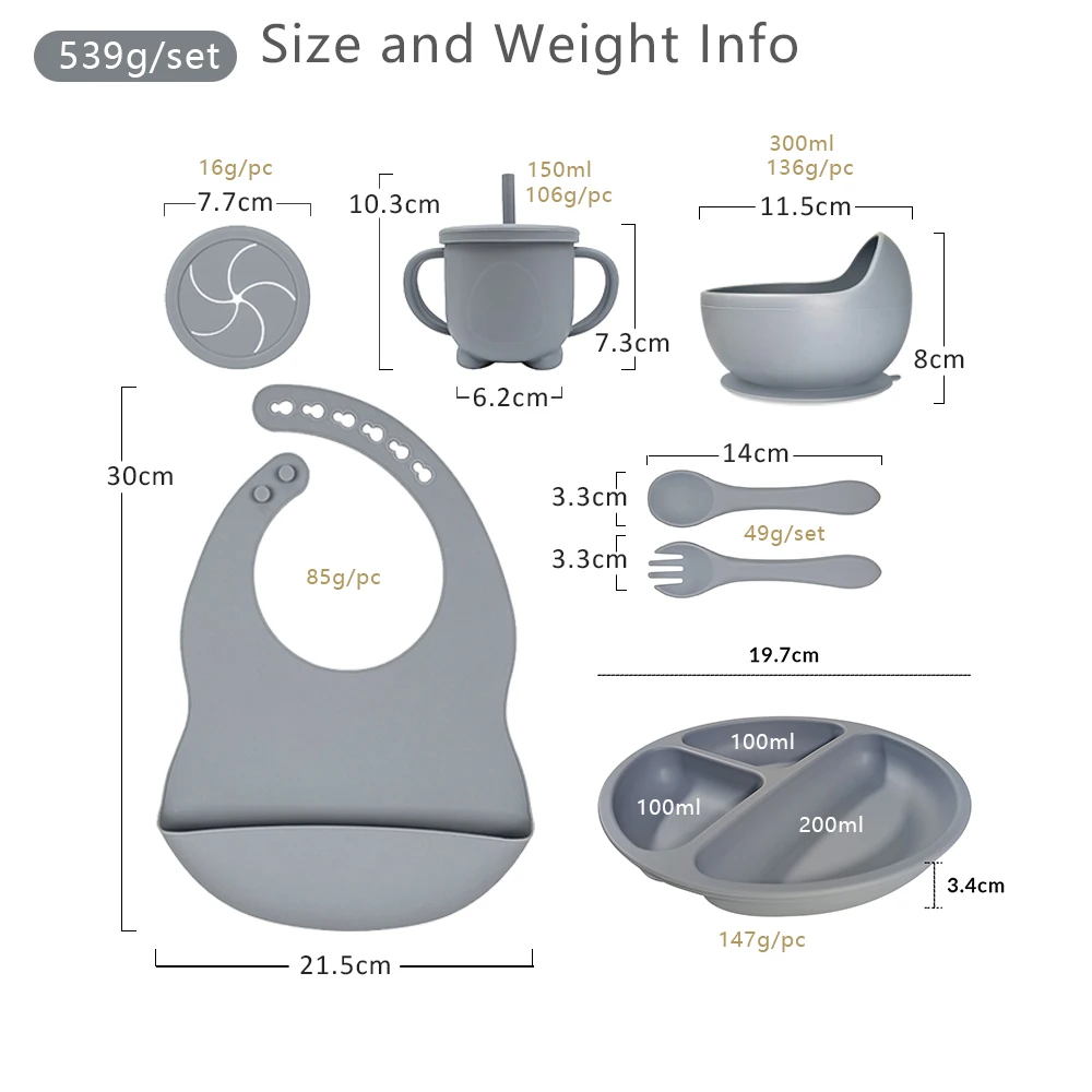 RTS силиконовая детская тарелка круглая форма посуда 4-позиционная точка всасывания индивидуальный