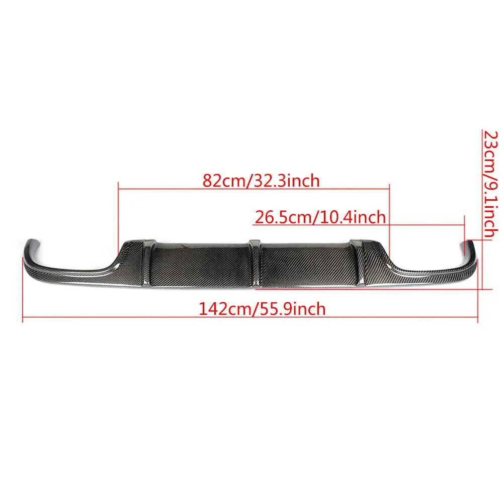 JC W211 Carbon Fiber Rear Diffuser for Mercedes Benz W211 E55 AMG 2002-2006 Rear Bumper Diffuser car bumpers mercedes w211